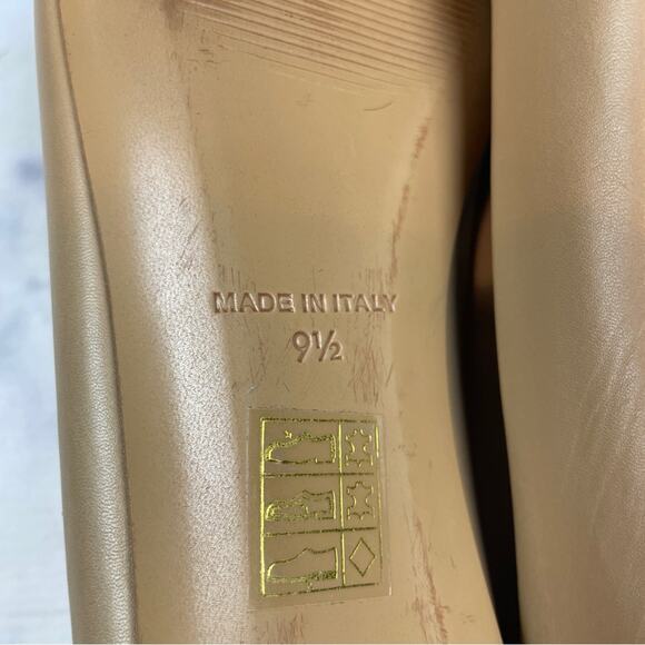 Everlane 90’s Square Toe Tan Leather Flats - Picture 10 of 11